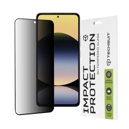 Folie pentru Xiaomi Redmi Note 14 4G (164,84 x 78,15 x 8,16mm) - Techsuit 111D Privacy Full Glue - Black