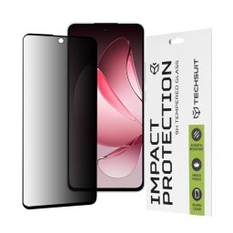 Folie pentru Oppo Reno13 F 4G / Reno13 F 5G / Reno13 FS 5G - Techsuit 111D Privacy Full Glue - Black
