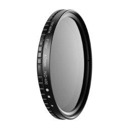 Filtru ND400 Apexel HD Glass 67mm pentru smartphone, expunere lunga, efect cinematic