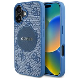 Husa Husa pentru iPhone 16 - 4G Circle Classic Logo MagSafe (GUHMP16SP4PGRSGB) - Blue