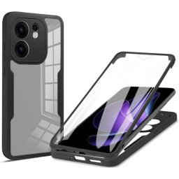 Husa Husa pentru Oppo Reno13 F 4G / Reno13 F 5G / Reno13 FS 5G + Folie - Techsuit ColorVerse 360 Series - Black