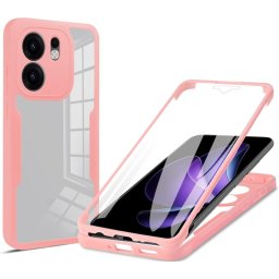 Husa Husa pentru Oppo Reno13 F 4G / Reno13 F 5G / Reno13 FS 5G + Folie - Techsuit ColorVerse 360 Series - Pink