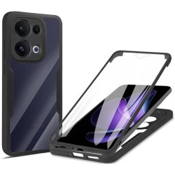 Husa Husa pentru Oppo Reno13 + Folie - Techsuit ColorVerse 360 Series - Black