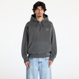Hanorac Carhartt WIP Hooded Nelson Sweat UNISEX Graphite Garment Dyed