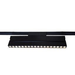 Proiector tip spot LED liniar reglabil, pentru sina magnetica U26 ZD-18, 18W, 4000K, chip OSRAM, 48V