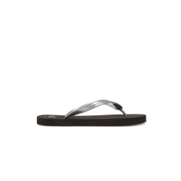 CALVIN KLEIN Flip Flops Beach Sandal Monologo Tpu YW0YW01719 00T black/silver