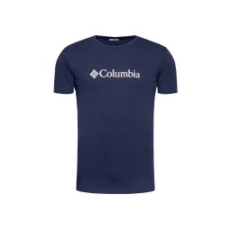 COLUMBIA T-Shirt CSC Basic Logo Short Sleeve Tee 1680053 467 collegiate navy/ white