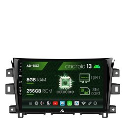 Navigatie Nissan Navara (2015+), Android 13, Z-Octacore 8GB RAM + 256GB ROM, 10.1 Inch - AD-BGZ10008+AD-BGRKIT163