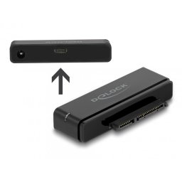 Adaptor USB 3.2 Gen2 type C la SATA 22 pini pentru HDD 2.5"/3.5", Delock 64188