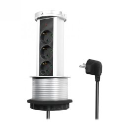 Prelungitor cu 3 x Schuko tip turn 1.8m, Logilink LPS235A