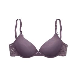 NUANCE Sutien gri taupe / mov închis