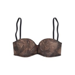 NUANCE Sutien culoarea pielii / negru