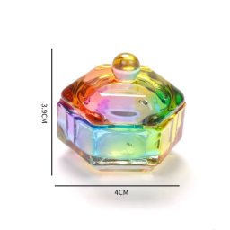 Pahar pentru lichide Hexagon Rainbow