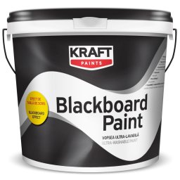 Vopsea Cu Efect De Tabla De Scris Neagra Kraft Blackboard Paint / 2.5L
