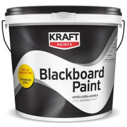 Vopsea Cu Efect De Tabla De Scris Neagra Kraft Blackboard Paint / 10L