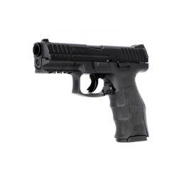 Pistol paintball cu bile de cauciuc/creta/vopsea Umarex T4E Heckler & Koch SFP9 – Negru, Cal. .43, 5 jouli