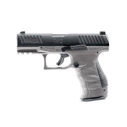 RESIGILAT - Pistol paintball cu bile de cauciuc/creta/vopsea Umarex Walther T4E PPQ M2, cal. .43 – Tungsten Gray, 5 jouli