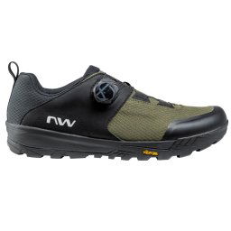 Northwave - pantofi ciclism MTB AM - Rockit Plus - verde I negru