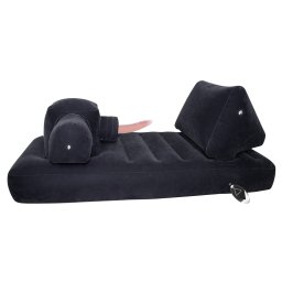 You2Toys Velvet Luxury Bed Black