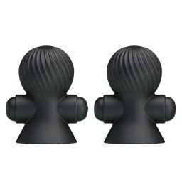 Pretty Love Nipple Sucker Powerfull Rechargeable Bullets Black
