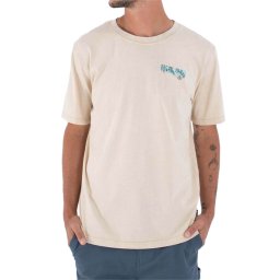 HURLEY T-Shirt M Wave Addiction Ss MTSEU00027 073-bone