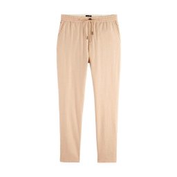 SCOTCH & SODA Pantaloni Warren-Linen Twill Jogger 179979 SC300 soft camel