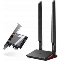 Router wireless BE9300 WiFi 7 & BT5.4 PCI-Express Adaptor Negru