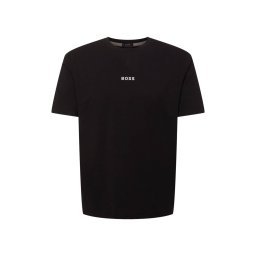 BOSS Tricou 'Chup' negru / alb