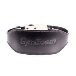 GymBeam Centură fitness din piele Black XXL