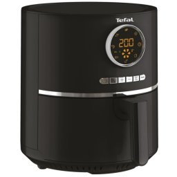 Friteuza cu aer cald Tefal Easy Fry Ultra EY1118, 1200W, 4.2 L, 8 programe, Timer, 6 trepte, Pana la 200°C, Negru