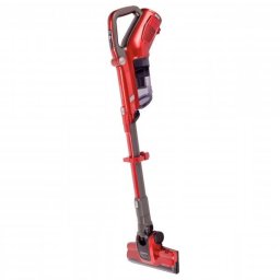 Aspirator vertical Daewoo RSH-310GR-1, tip stick, putere 130 W, recipient colectare 0.6 L, filtru HEPA, baterie Litiu-Ion reincarcabila, autonomie 30 min, Rosu