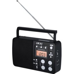Radio portabil APR-200 AM/FM 1W Negru