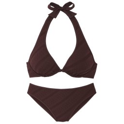 s.Oliver Costum de baie două piese ciocolatiu