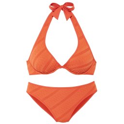 s.Oliver Costum de baie două piese portocaliu