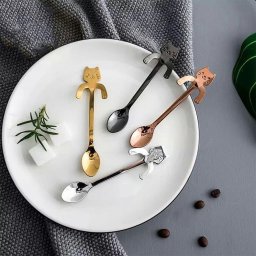 Set 4 Lingurite Pisica