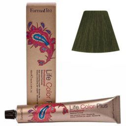 Vopsea de păr permanentă Farmavita Life Color Plus nuanta Verde, 100 ml