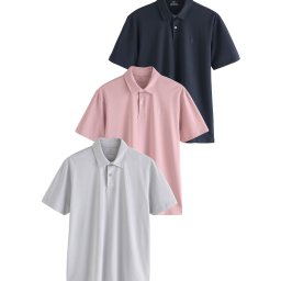 Next Tricou gri deschis / roz deschis / negru