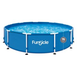 Piscina cadru metalic 305x76 cm FunSicle Activity rotunda cu pompa de filtrare