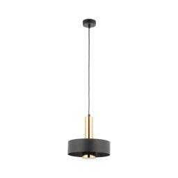 Lustră pe cablu RIF LUX 1xGX53/12W/230V d. 25 cm negru/auriu