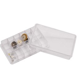 Cutie plastic transparenta cu 12 compartimente - 1123