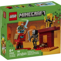 LEGO® Minecraft™ 21266 - Batalie deasupra lavei in Nether