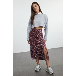 Fusta de dama Trendyol Floral Patterned
