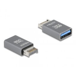 Adaptor metalic USB 3.2 Type E Key A la USB-A T-M, Delock 67230