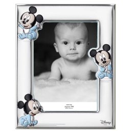 Rama Foto Argint Bebelusi 9x13cm cu Mickey