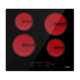 Plita Plita cu Inductie Incorporabila 4 Zone de Gatit 60 cm Negru Touch Control, Booster, Timer Electronic, Protectie Copii