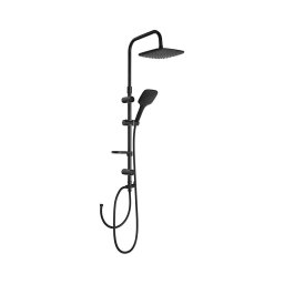 Set de duș Aqualine KERA negru mat