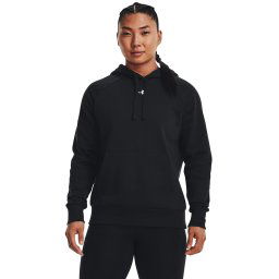Hanorac Under Armour Rival Fleece Hoodie Black/ White