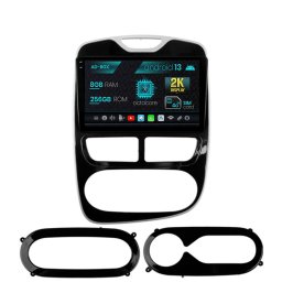Navigatie Renault Clio IV (2012-2016), Android 13, X-Octacore 8GB RAM + 256GB ROM, 9.5Inch - AD-BGX9008+AD-BGRKIT369-1216