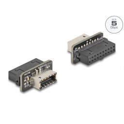 Adaptor USB 3.2 pin Header la USB Type E Key A M-M, Delock 67238