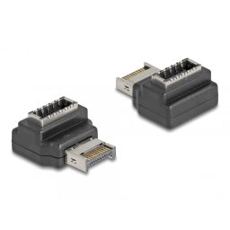 Adaptor USB Type E Key A T-M unghi, Delock 67237